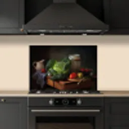 Stilleven - Groente - Kleuren keuken achterwand spatscherm klein -sfeer1