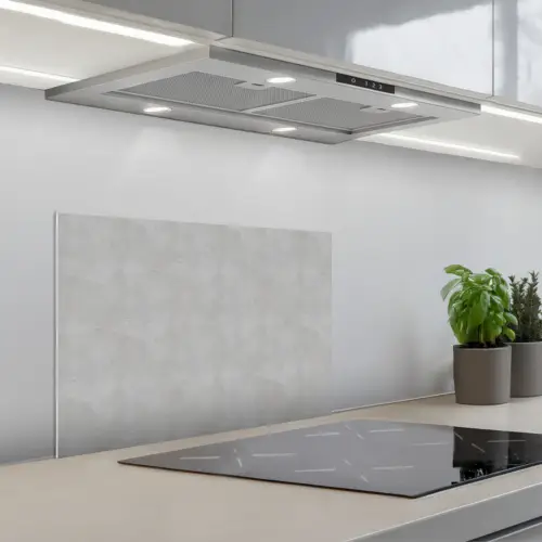 Steen - Patronen - Beton keuken achterwand spatscherm klein 900 -3d_schuin