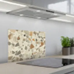 Stenen - Terrazzo - Decoratie - Tegels keuken achterwand spatscherm klein -3d_schuin