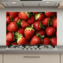 Aardbei - Fruit - Rood keuken achterwand spatscherm klein -3d_website
