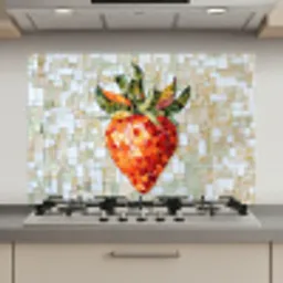Aardbei - Rood - Mozaïek - Fruit keuken achterwand spatscherm klein -3d_website