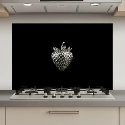 Aardbei - Zaadstructuur - Realistisch keuken achterwand spatscherm klein -3d_website