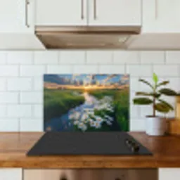 Beekje - Landschap - Margriet keuken achterwand spatscherm klein -sfeer2