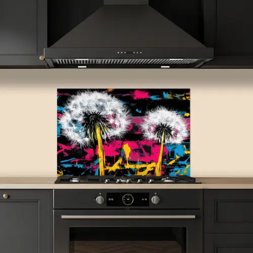 Street Art - Kleurrijk - Muur keuken achterwand spatscherm klein -sfeer1