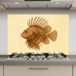 Strepen - Vis - Rond - Stekels keuken achterwand spatscherm klein -3d_website