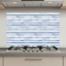 Strepen - Patroon - Blauw - Wit keuken achterwand spatscherm klein 900 -3d_website