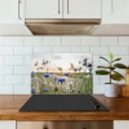Zomeravond met Korenbloemen keuken achterwand spatscherm klein -sfeer2