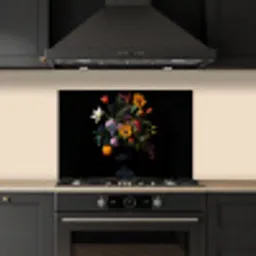 Zonnebloemen - Boeket - Kleurrijk keuken achterwand spatscherm klein -sfeer1