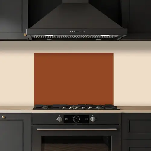 Terracotta - Bruin - Palet - Effen - Kleuren - Kleur keuken achterwand spatscherm klein 900 -sfeer1