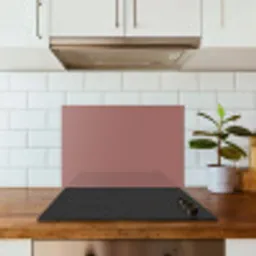 Terracotta - Patronen - Roze keuken achterwand spatscherm klein 900 -sfeer2