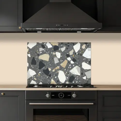 Terrazzo - Decoratie - Interieur - Stenen keuken achterwand spatscherm klein -sfeer1