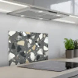 Terrazzo - Decoratie - Interieur - Stenen keuken achterwand spatscherm klein -3d_schuin