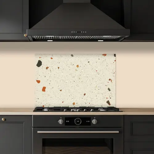 Terrazzo - Decoratie - Tegels - Patronen keuken achterwand spatscherm klein -sfeer1