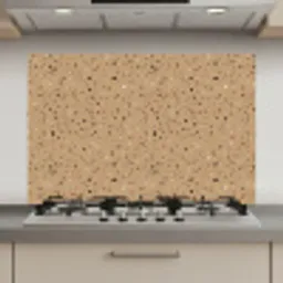 Terrazzo - Patroon - Beige keuken achterwand spatscherm klein 900 -3d_website