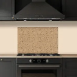 Terrazzo - Patroon - Beige keuken achterwand spatscherm klein 900 -sfeer1