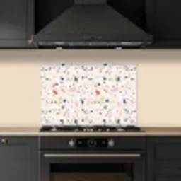 Terrazzo - Patroon - Kleurrijk keuken achterwand spatscherm klein 900 -sfeer1