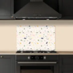 Terrazzo - Patroon - Kleurrijk  - Festival keuken achterwand spatscherm klein 900 -sfeer1