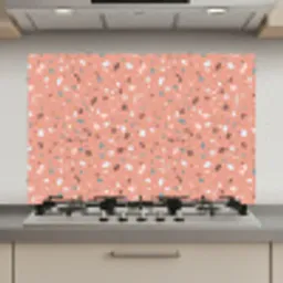 Terrazzo -  Patroon - Kleurrijk - Roze - Blauw keuken achterwand spatscherm klein 900 -3d_website
