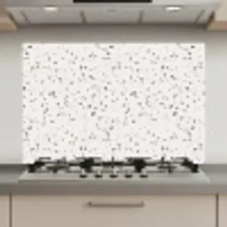 Terrazzo -  Patroon  -  Créme keuken achterwand spatscherm klein 900 -3d_website