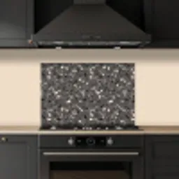 Terrazzo -  Patroon - Grijs keuken achterwand spatscherm klein 900 -sfeer1