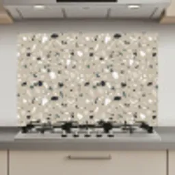 Terrazzo - Patroon - Groen keuken achterwand spatscherm klein 900 -3d_website