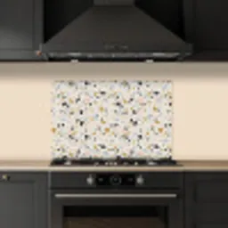 Terrazzo -  Patroon - Neutraal - Zacht - Multi keuken achterwand spatscherm klein 900 -sfeer1
