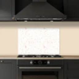 Terrazzo -  Patroon - Wit - Perzik keuken achterwand spatscherm klein 900 -sfeer1