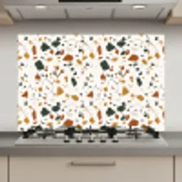Terrazzo - Patroon - Wit - Terra keuken achterwand spatscherm klein 900 -3d_website