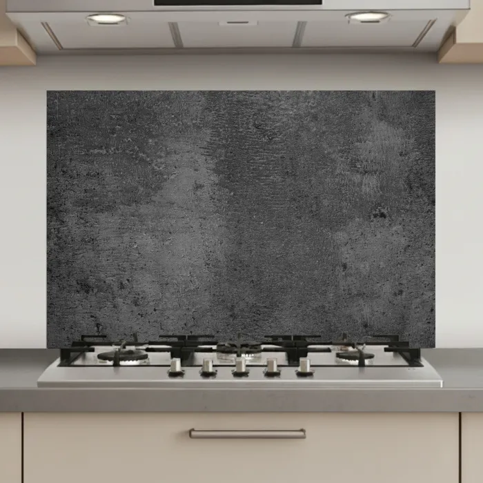 Structuur - Beton - Grijs - Industrieel - Rustiek keuken achterwand spatscherm klein -3d_website