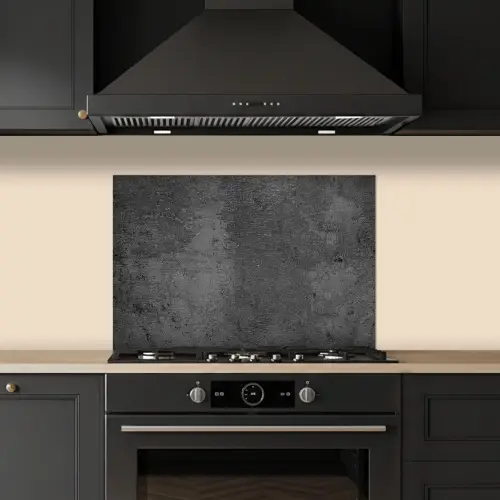 Structuur - Beton - Grijs - Industrieel - Rustiek keuken achterwand spatscherm klein -sfeer1