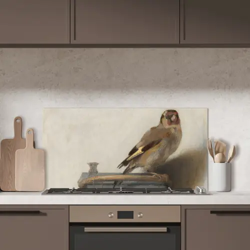 Het puttertje - Carel Fabritius keuken achterwand spatscherm middel -sfeer2