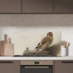 Het puttertje - Carel Fabritius keuken achterwand spatscherm middel -sfeer2