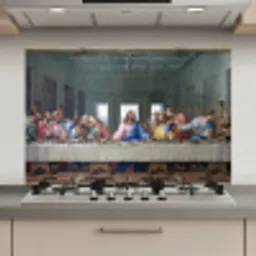 Het laatste avondmaal - Leonardo da Vinci keuken achterwand spatscherm klein -3d_website