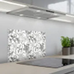 Tijger - Oerwoud - Grijs keuken achterwand spatscherm klein 900 -3d_schuin