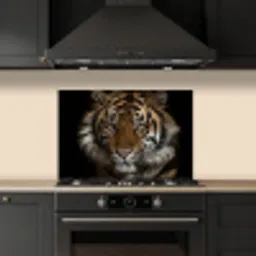 Tijger - Wilde dieren - Portret keuken achterwand spatscherm klein -sfeer1
