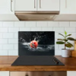 Tomaat - Groente - Stilleven - Water - Rood keuken achterwand spatscherm klein -sfeer2