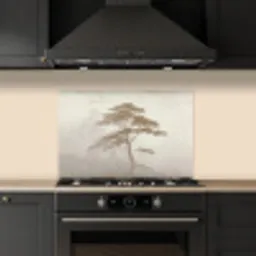 Boom - Oosterse stijl - Landschap keuken achterwand spatscherm klein -sfeer1