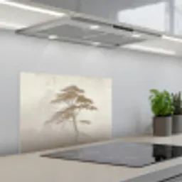 Boom - Oosterse stijl - Landschap keuken achterwand spatscherm klein -3d_schuin