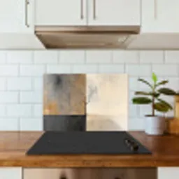 Boom - Vlakken - Takken - Kleurverloop keuken achterwand spatscherm klein -sfeer2