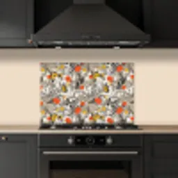 Tropisch - Zomer - Vlinder - Bloemen keuken achterwand spatscherm klein 900 -sfeer1
