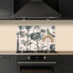 Tropisch - Bomen - Bladeren - Jungle keuken achterwand spatscherm klein -sfeer1