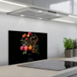 Tulpen - Bessen - Boeket - Vaas keuken achterwand spatscherm klein -3d_schuin