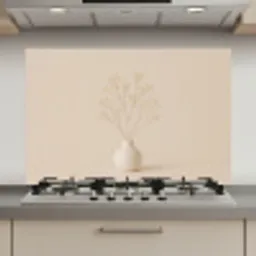 Vaas - Takken - Bloemetjes - Wit keuken achterwand spatscherm klein -3d_website