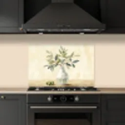Vaas - Keramiek - Olijftakken keuken achterwand spatscherm klein -sfeer1
