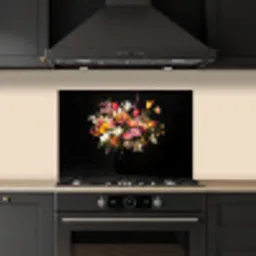 Vaas - Bloemen - Tulpen keuken achterwand spatscherm klein -sfeer1