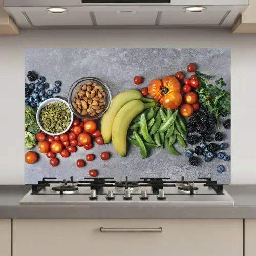 Groente - Fruit - Grijs keuken achterwand spatscherm klein -3d_website