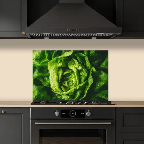 Groente - Sla - Groen keuken achterwand spatscherm klein -sfeer1