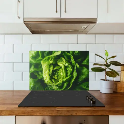 Groente - Sla - Groen keuken achterwand spatscherm klein -sfeer2