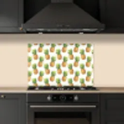 Vintage - Ananas - Blad keuken achterwand spatscherm klein 900 -sfeer1