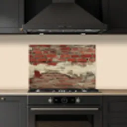 Muur - Baksteen - Verweerd keuken achterwand spatscherm klein -sfeer1